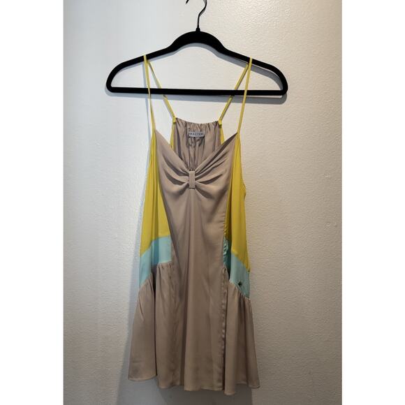 Caractere Tops - Caractere Silk Blend Tank Top Women’s Size US6 Colorblock Resort Coastal Resort